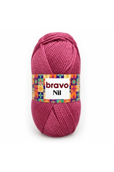 Bravo Nil Patik ve Örgü İpi – %100 Akrilik, 100 g / 240 m