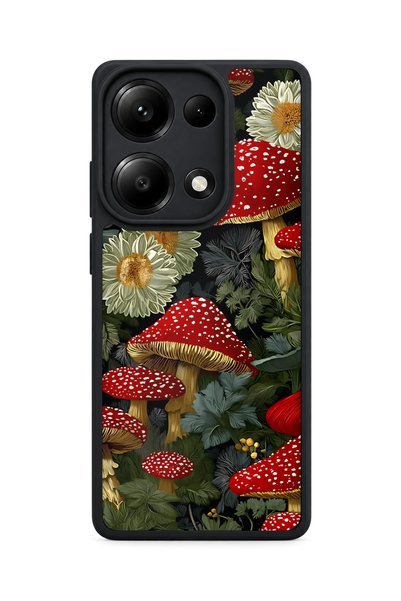 BGAKSESUAR حافظة Redmi Note 13 Pro 4G متوافقة مع نمط Amanita ومقاومة للصدمات ...