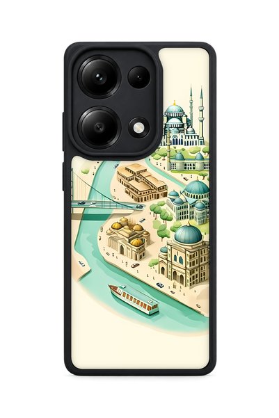 BGAKSESUAR حافظة Redmi Note 13 Pro 4G متوافقة مع نمط إسطنبول، مقاومة للصدمات ...