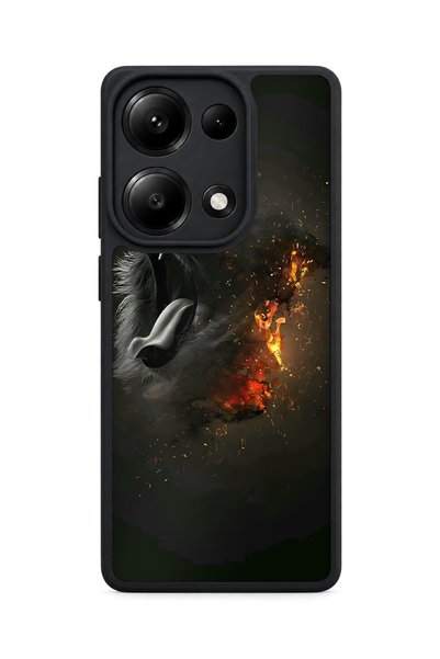 BGAKSESUAR حافظة Redmi Note 13 Pro 4G متوافقة مع نمط كروني مزخرف لحماية الكام...
