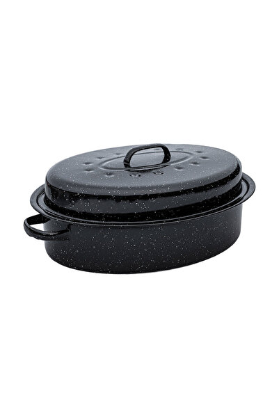 Estia Home Art Εμαγιέ Σκεύος Ψησίματος 46.5x32x18εκ. 7.8λτ με Σχάρα