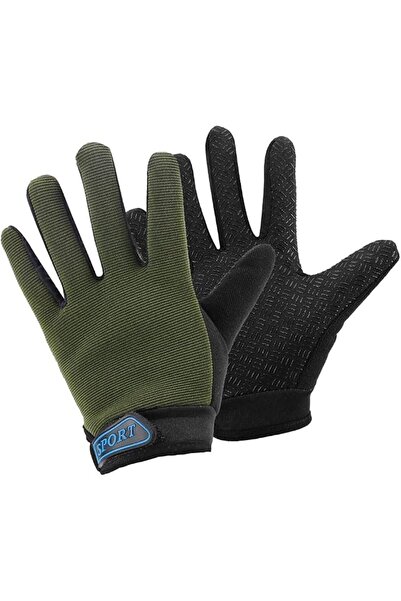 SYOSI Kids Cycling Gloves, Kids Fishing Gloves Boys Sport Climbing Gloves Bre...