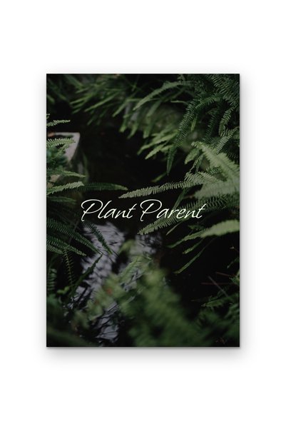 OEM Poster Cardboard 250g A4 Plant Parent, Motivational Message, A4 Format