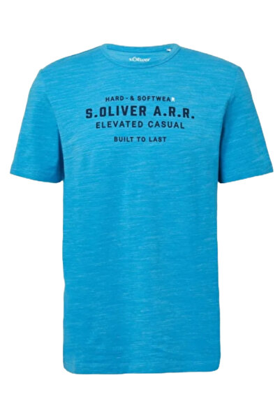 s.Oliver Ανδρικό T-shirt Μπλε 2161564-62D1