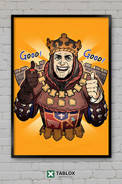 tablomaxtbx Foltest lik iz igre The Witcher, umetnički portret, okvir, dekora...