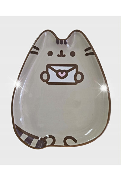 Pusheen Farfurie ceramică Talerzyk LIST 20 CM X 16 CM plic