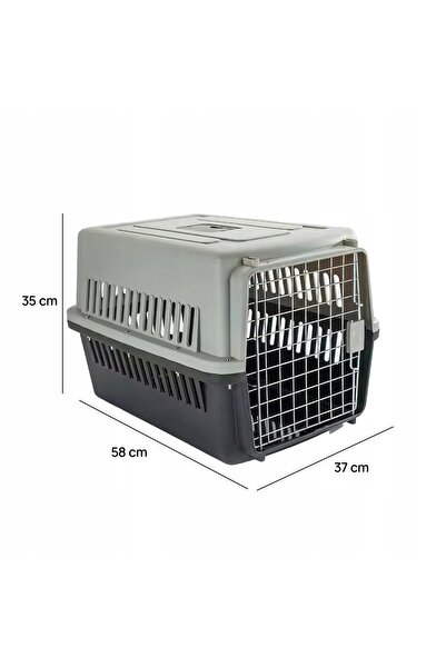 Retoo TRANSPORTOR PENTRU ANIMALE PSA, CUȘCĂ 48x31x30 cm + STICLĂ DE APĂ ȘI CO...