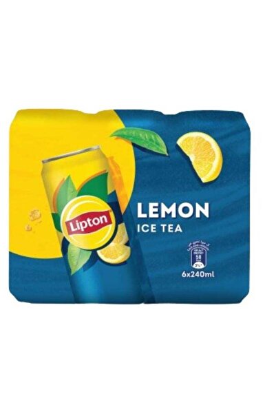 Lipton علب شاي مثلج بنكهة الليمون