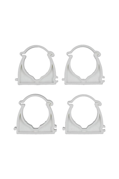 Vorel Set de 4 cleme blocabile pentru țevi din PVC, PE, PE-X, PP, PB, 40 mm