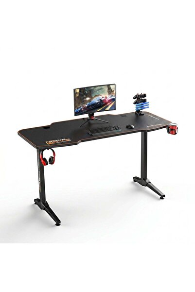 Adore Birou de gaming Carbon Series X9, suprafață din carbon, mousepad, supor...