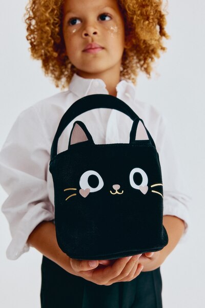 H&M Baskı Motifli Velur Kova