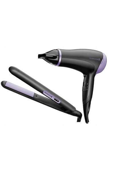 Remington Set uscător de păr + placă de îndreptat D3016GP Ionizare Suflare rece