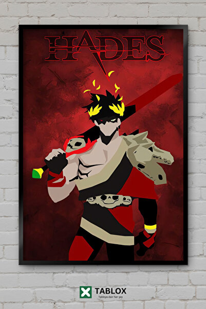tablomaxtbx Hades Zagreus Character Art Μινιμαλιστική Διακόσμηση Τοίχου Κορνι...