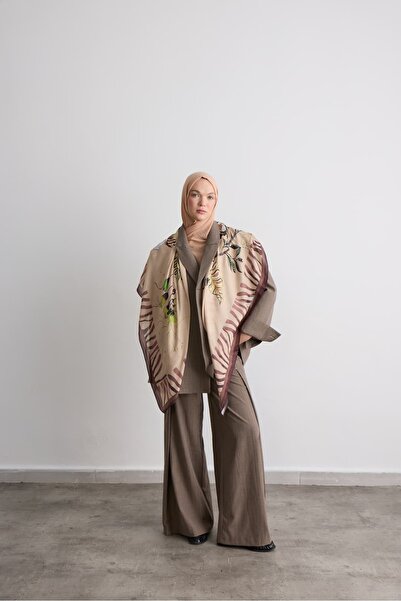Modakaşmir Veridia Patterned Shoulder Shawl