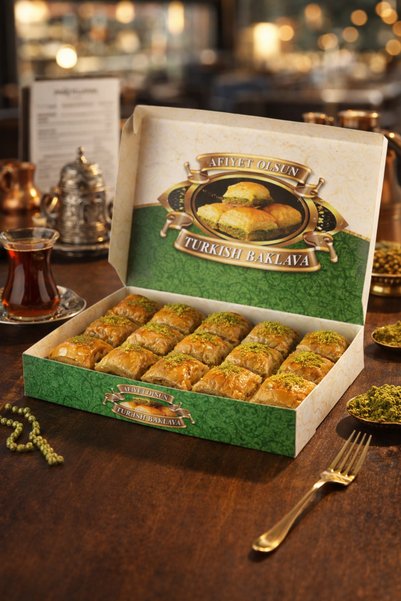Öztürk ambalaj 500 gr Baklava Kutusu 100'lü