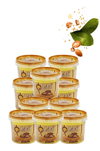 LAN ORGANICS 10 قطع من زبدة الشيا الأفريقية الصفراء 100 مل