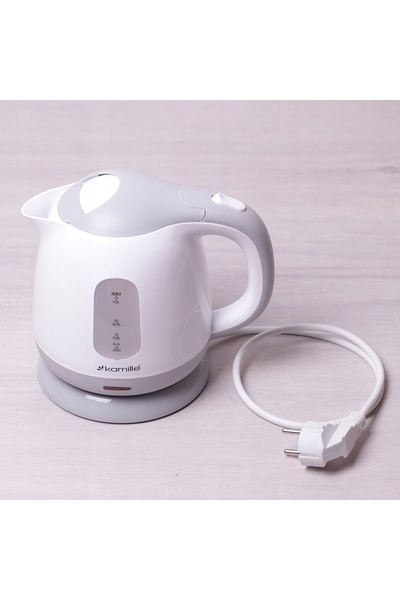 Kamille Fierbător electric de călătorie mic, pentru camping, 1L