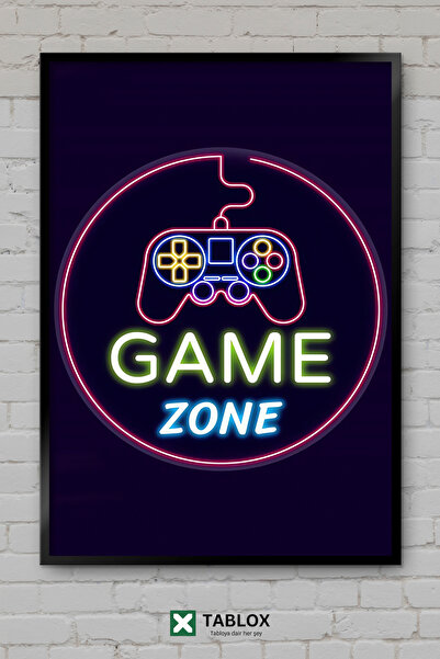 tablomaxtbx Περιοχή παιχνιδιών Gamer Game Zone Player Art Διακόσμηση τοίχου Π...