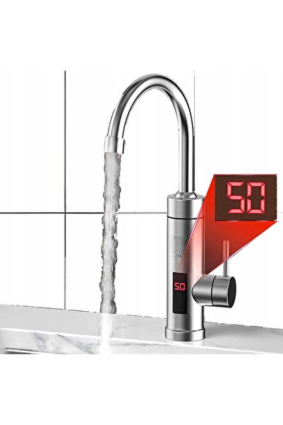 NO BRAND Robinet electric cu încălzire instantanee, mixer de bucătărie, 3000W...