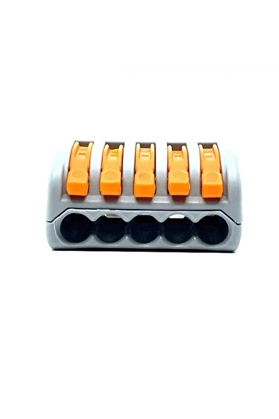 WAGO 40 de bucăți. CONECTOR RAPID 222-415 5x4mm² 32A DESCHIZIBIL PENTRU CABLU...