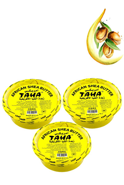 TAHA 3 قطع من زبدة الشيا الأمريكية الأفريقية 8 أونصة
