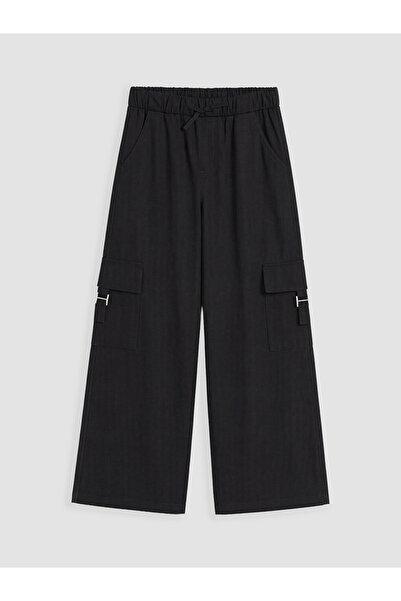 LC Waikiki Rmz Gi̇yi̇m Farki̇yla Girls' Gabardine Cargo Pants