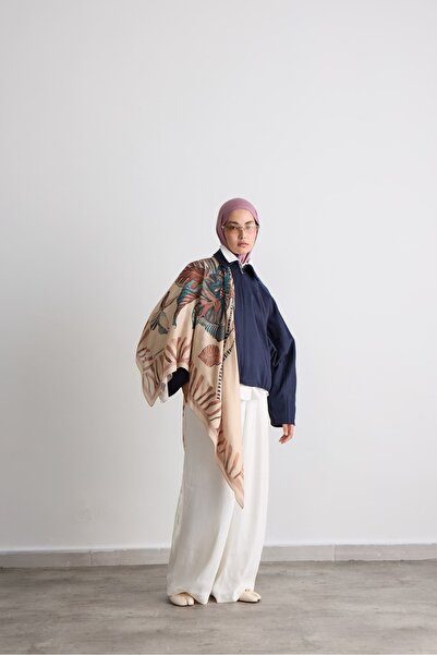 Modakaşmir Veridia Patterned Shoulder Shawl