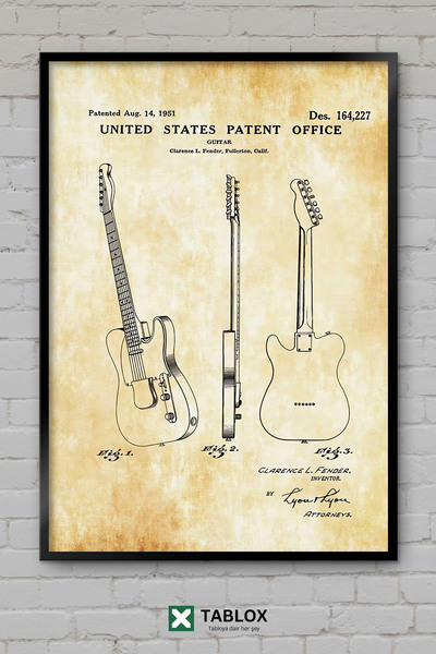 tablomaxtbx Κιθάρα Fender Telecaster, Μουσικό Όργανο, Διακοσμητικό Πίνακας Ζω...