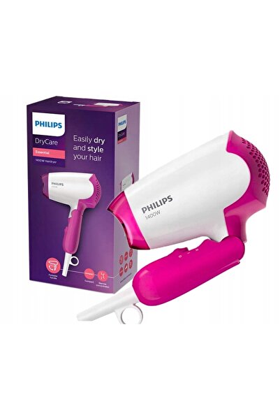 Philips Uscător de păr 1400W, pliabil, de călătorie, mic și portabil