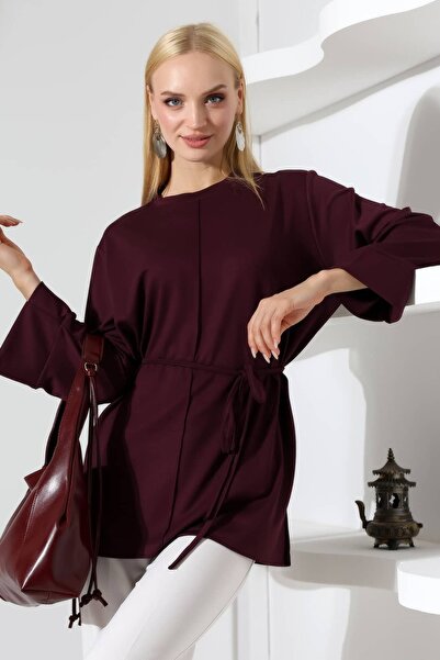 Sabr Women's Modal Belted Wide Sleeve Tunic