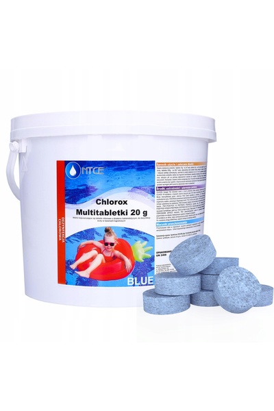 Ntce Tablete multifuncționale pentru piscină 11 în 1, 3 kg, clor 20g, clor pe...