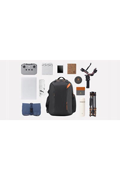 K&F CONCEPT Nature Wander 25l KF13.210 rucsac foto negru
