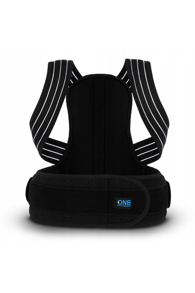 One Fitness Corector de postură ortopedic pentru coloana vertebrală, universa...