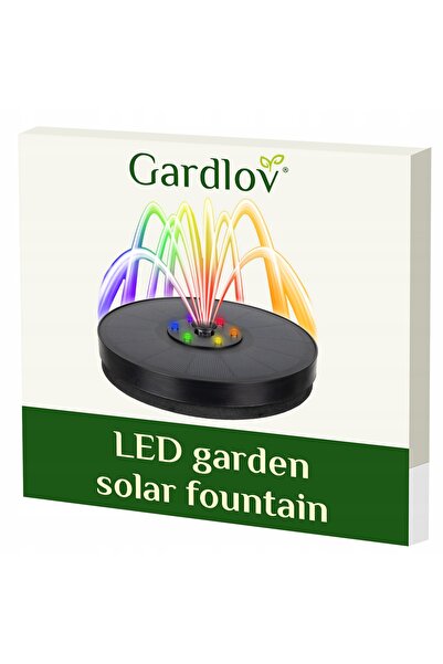 ISO TRADE Fântână solară pentru iaz, fântână de apă pentru grădină, pompă plu...