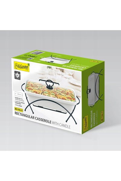 Maestro Încălzitor ceramic pentru alimente 2.4L 36.5cm Alb MR11562-73