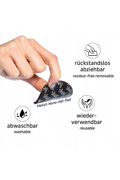 NO BRAND Cârlig magnetic Silva alb cu bază neagră 6,5 cm până la 0,2 kg 1 buc.