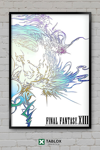 tablomaxtbx Final Fantasy Xiii Βιντεοπαιχνίδια Rpg Φανταστική αφίσα με διακοσ...