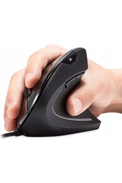 Perixx PERIMICE-513N mouse cu fir optic vertical negru