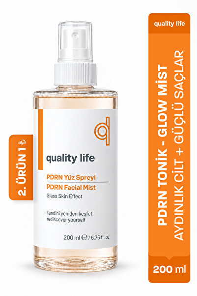 Quality Life PDRN Somon DNA Glow Mist Aydınlatıcı Tonik Dökülme Karşıtı ve Hı...