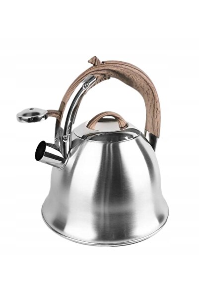 Maestro Ceainic din oțel cu fluier pentru gaz și inducție 3L satinat