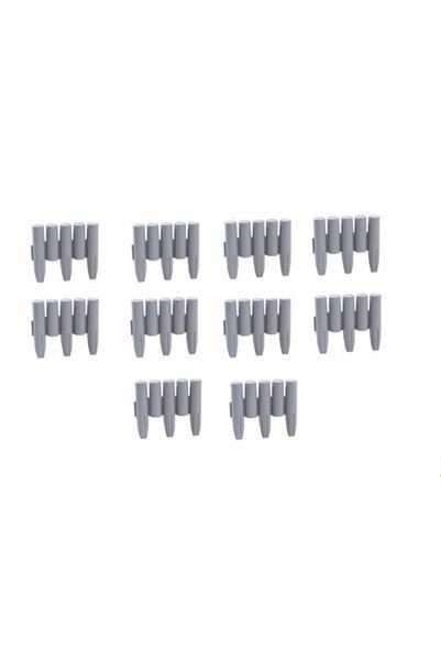 Prosperplast Bordură de grădină tip palisadă, gard rezistent, 2,7m, 24 cm înă...