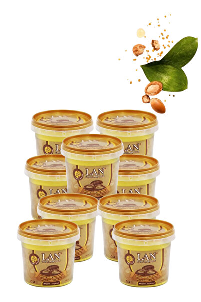 LAN ORGANICS 9 قطع من زبدة الشيا الأفريقية الصفراء 100 مل