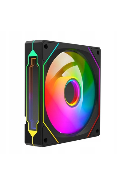 Rampage 7C-120S 120MM 1800RPM ventilator carcasă ARGB cu ciclu infinit