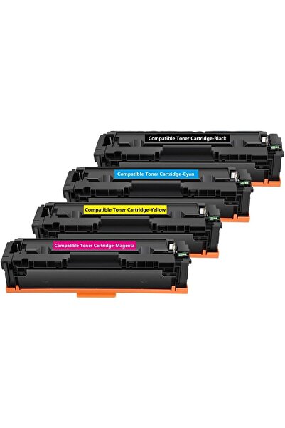 Generic 207A 4-Pack Compatible Toner Cartridge (With Chip) for HP Color Laser...
