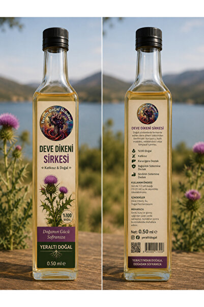 yeraltı doğal deve dikeni sirkesi 500 ml