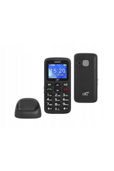 LTC Telefon pentru seniori, voce puternică, buton SOS, taste mari, stație de ...