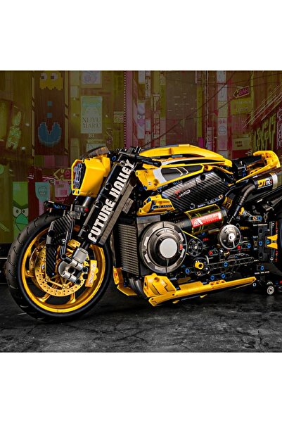 NO BRAND Set de blocuri de construcție tehnic, cărămizi tehnice 10506 Motor 1...