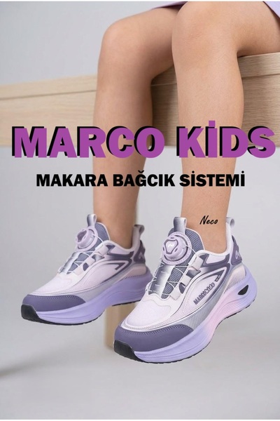Marco Kids MAKARA BAĞCIK ÖZELLİKLİ, ORTOPEDİK, KIZ ÇOCUK SPOR AYAKKABI, SALON...
