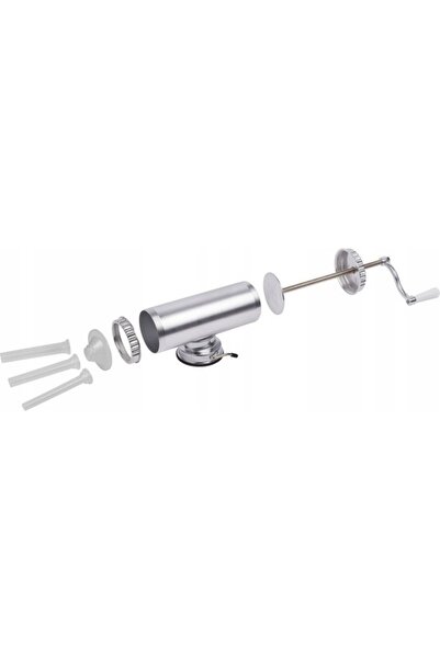 EDEL HOFF Mașină de umplut cârnați din oțel, 2,5 kg, orizontală, tip seringă
