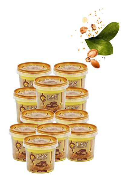 LAN ORGANICS 11 قطعة من زبدة الشيا الأفريقية الصفراء 100 مل